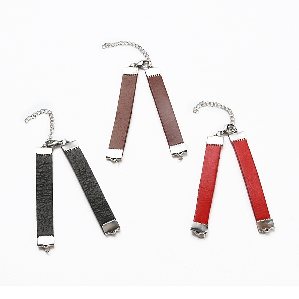 PandaHall Cowhide Leather Cord Bracelet Making, with 304 Stainless Steel Ribbon Crimp Ends, Lobster Claw Clasps and Jump Rings, Mixed Color..., Multicolor
PandaHall Cowhide Leather Cord Bracelet Making, with 304 Stainless Steel Ribbon Crimp Ends, Lobster Claw Clasps and Jump Rings, Mixed Color..., Multicolor