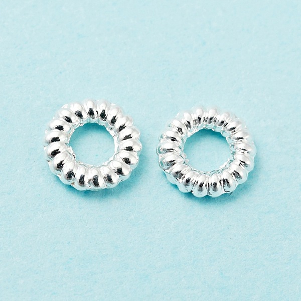 PandaHall Brass Beads, Cadmium Free & Lead Free, Round Ring, Silver, 4.5x1mm, Hole: 2mm Brass Ring
PandaHall Brass Beads, Cadmium Free & Lead Free, Round Ring, Silver, 4.5x1mm, Hole: 2mm Brass Ring