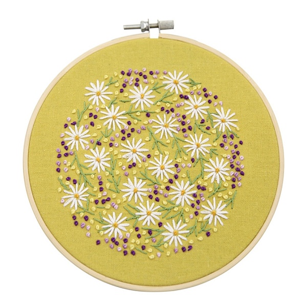 PandaHall Embroidery Kit, DIY Cross Stitch Kit, with Embroidery Hoops, Needle & Cloth with Chrysanthemum Pattern, Colored Thread...
PandaHall Embroidery Kit, DIY Cross Stitch Kit, with Embroidery Hoops, Needle & Cloth with Chrysanthemum Pattern, Colored Thread...