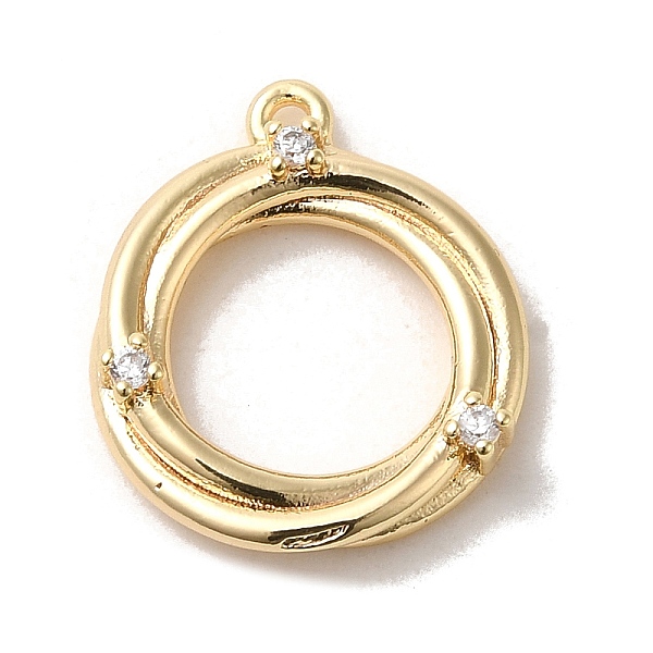 PandaHall Brass Micro Pave Cubic Zirconia Pendants, Ring, Golden, 18x15x4mm, Hole: 1.2mm Brass+Cubic Zirconia Ring Clear
PandaHall Brass Micro Pave Cubic Zirconia Pendants, Ring, Golden, 18x15x4mm, Hole: 1.2mm Brass+Cubic Zirconia Ring Clear