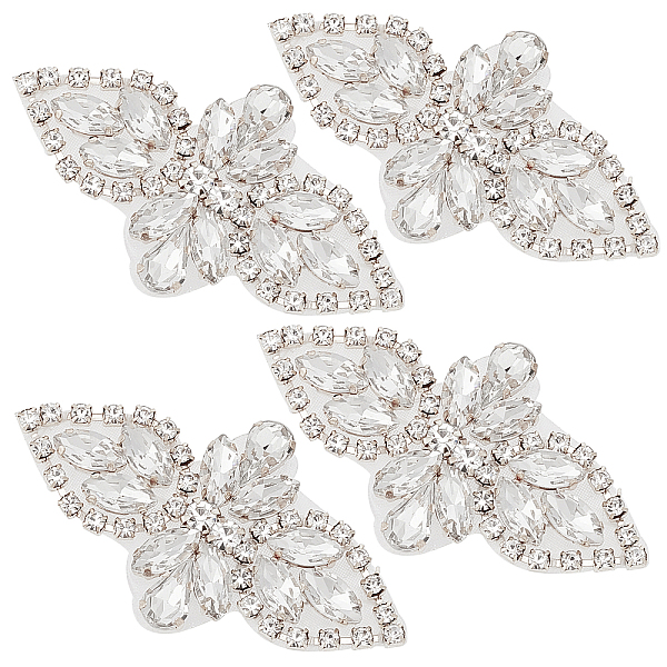 PandaHall CRASPIRE Crystal Rhinestone Applique 4 Pieces Wedding Applique Iron On Patch Rhinestone Hot Fix Applique for Bridal Wedding Sash..., Clear
PandaHall CRASPIRE Crystal Rhinestone Applique 4 Pieces Wedding Applique Iron On Patch Rhinestone Hot Fix Applique for Bridal Wedding Sash..., Clear