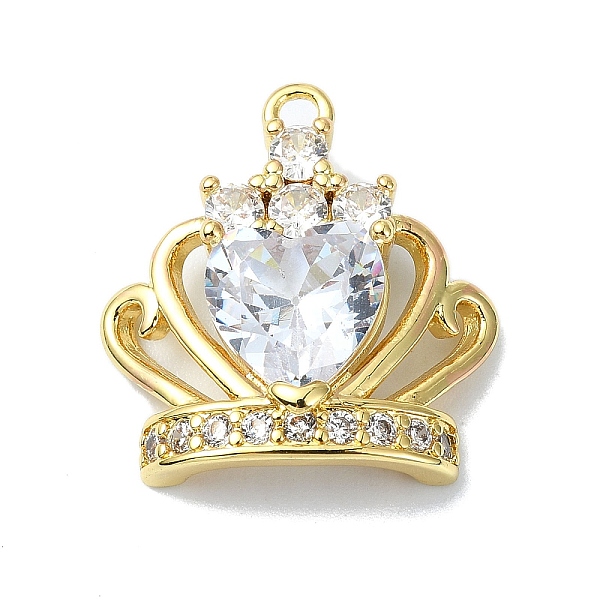 PandaHall Rack Plating Real 18K Gold Plated Brass Micro Pave Cubic Zirconia Pendants, with Glass, Long-Lasting Plated, Lead Free & Cadmium..., Clear
PandaHall Rack Plating Real 18K Gold Plated Brass Micro Pave Cubic Zirconia Pendants, with Glass, Long-Lasting Plated, Lead Free & Cadmium..., Clear