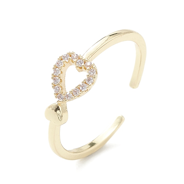 PandaHall Clear Cubic Zirconia Hollow Heart Open Cuff Ring, Brass Jewelry for Women, Real 18K Gold Plated, Inner Diameter: 18mm Brass+Cubic...
PandaHall Clear Cubic Zirconia Hollow Heart Open Cuff Ring, Brass Jewelry for Women, Real 18K Gold Plated, Inner Diameter: 18mm Brass+Cubic...