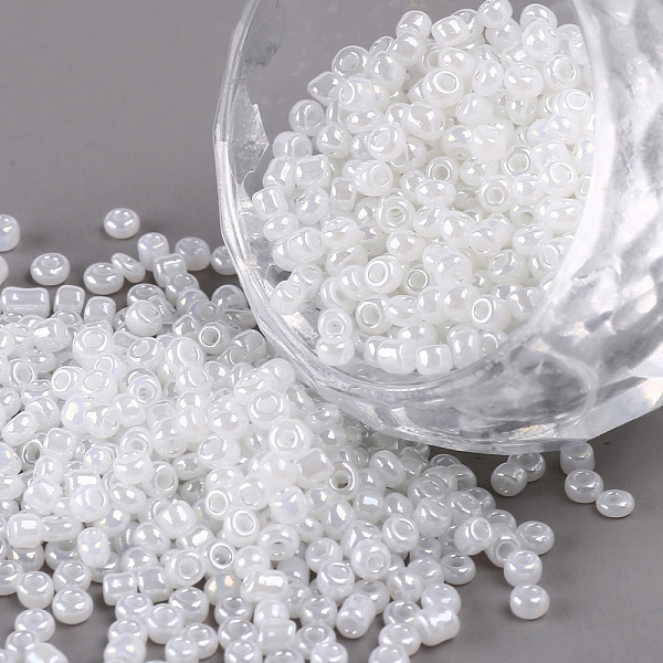 PandaHall Glass Seed Beads, Ceylon, Round, White, 2mm, Hole: 1mm, about 30000pcs/pound Glass White
PandaHall Glass Seed Beads, Ceylon, Round, White, 2mm, Hole: 1mm, about 30000pcs/pound Glass White