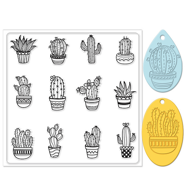 PandaHall Silicone Clay Texture Mat, Clay Modeling Pattern Pad, Cactus, 140x140x3mm Silicone Cactus
PandaHall Silicone Clay Texture Mat, Clay Modeling Pattern Pad, Cactus, 140x140x3mm Silicone Cactus