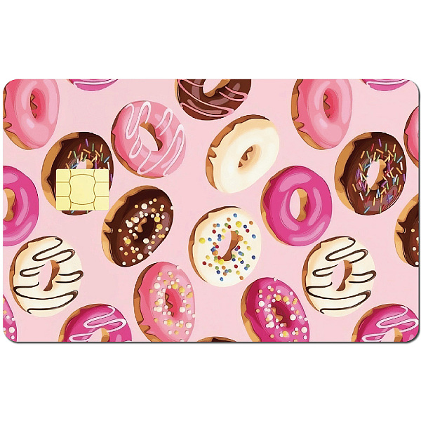 PandaHall PVC Plastic Waterproof Card Stickers, Self-adhesion Card Skin for Bank Card Decor, Rectangle, Donut, 186.3x137.3mm Plastic Donut
PandaHall PVC Plastic Waterproof Card Stickers, Self-adhesion Card Skin for Bank Card Decor, Rectangle, Donut, 186.3x137.3mm Plastic Donut
