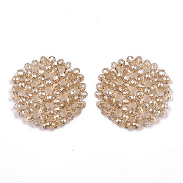 PandaHall Plating Acrylic Woven Beads, Cluster Beads, Flat Round, Tan, 31x30x3.5mm, Hole: 2~3mm Acrylic Flat Round Orange
PandaHall Plating Acrylic Woven Beads, Cluster Beads, Flat Round, Tan, 31x30x3.5mm, Hole: 2~3mm Acrylic Flat Round Orange