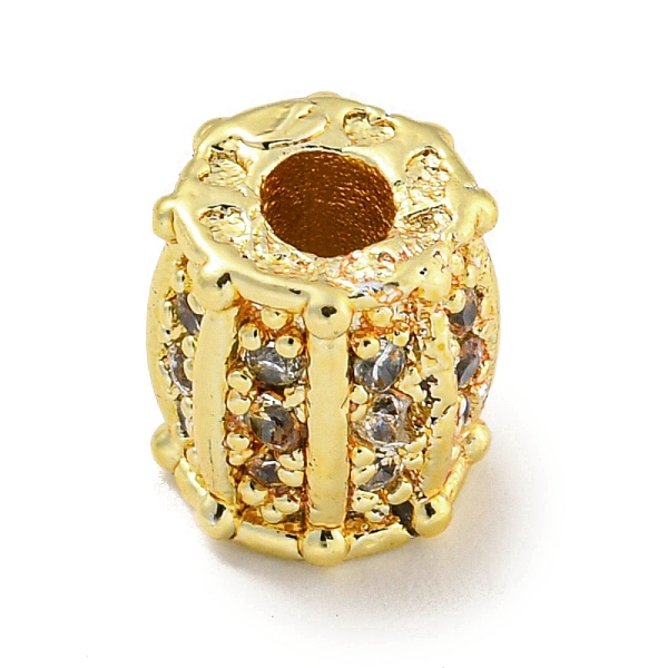 PandaHall Rack Plating Brass Cubic Zirconia Beads, Long-Lasting Plated, Lead Free & Cadmium Free, Column, Real 18K Gold Plated, 7.5x7mm..., Clear
PandaHall Rack Plating Brass Cubic Zirconia Beads, Long-Lasting Plated, Lead Free & Cadmium Free, Column, Real 18K Gold Plated, 7.5x7mm..., Clear