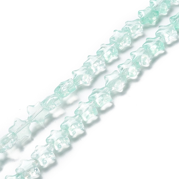 PandaHall Transparent Glass Beads Strand, Star, Aquamarine, 8~8.5x8~8.5x3.5~4mm, Hole: 1mm, about 50pcs/strand, 14.25~15.35 inch(36.2~39cm)..., Green
PandaHall Transparent Glass Beads Strand, Star, Aquamarine, 8~8.5x8~8.5x3.5~4mm, Hole: 1mm, about 50pcs/strand, 14.25~15.35 inch(36.2~39cm)..., Green