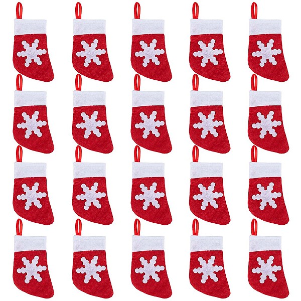 PandaHall GORGECRAFT 20Pcs Mini Christmas Stockings Red Knitting Socks Cutlery Bags Non-woven Fabric Tableware Holder Candy Pouch Spoon Fork...
PandaHall GORGECRAFT 20Pcs Mini Christmas Stockings Red Knitting Socks Cutlery Bags Non-woven Fabric Tableware Holder Candy Pouch Spoon Fork...