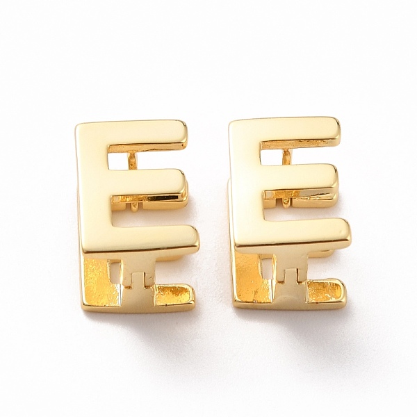PandaHall Initial Hoop Earrings for Women, Golden Letter Brass Earrings, Letter.E, 12.5x9x9.5mm, Pin: 0.8mm Brass Letter E
PandaHall Initial Hoop Earrings for Women, Golden Letter Brass Earrings, Letter.E, 12.5x9x9.5mm, Pin: 0.8mm Brass Letter E