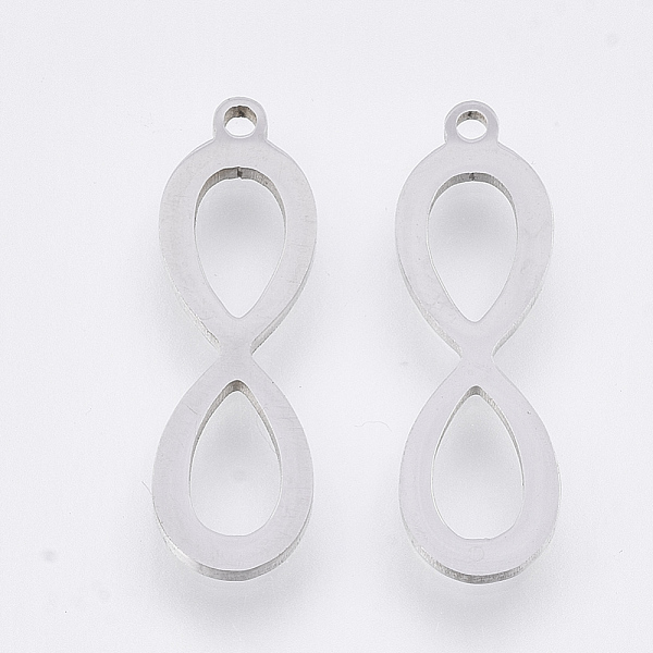 PandaHall 201 Stainless Steel Pendants, Laser Cut Pendants, Infinity, Stainless Steel Color, 22.5x6.5x1mm, Hole: 1.2mm 201 Stainless Steel...
PandaHall 201 Stainless Steel Pendants, Laser Cut Pendants, Infinity, Stainless Steel Color, 22.5x6.5x1mm, Hole: 1.2mm 201 Stainless Steel...