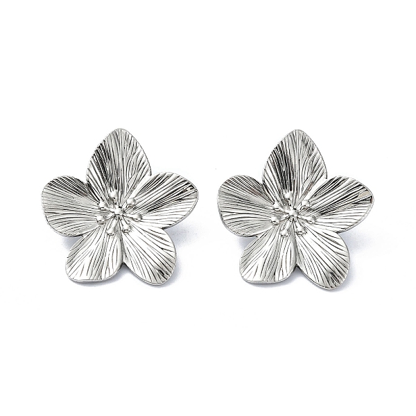 PandaHall 304 Stainless Steel Stud Earrings, Flower, Real 18K Gold Plated, 32x31mm 304 Stainless Steel Flower
PandaHall 304 Stainless Steel Stud Earrings, Flower, Real 18K Gold Plated, 32x31mm 304 Stainless Steel Flower