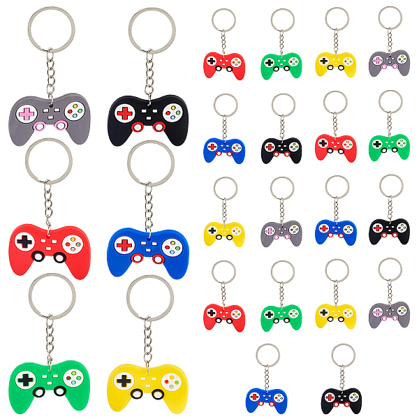PandaHall SUPERFINDINGS 24Pcs 6 Colors Plastic Keychains, with Platinum Alloy Keychain Clasps, Game Machine, Mixed Color, 9.1cm, 4pcs/color..., Multicolor
PandaHall SUPERFINDINGS 24Pcs 6 Colors Plastic Keychains, with Platinum Alloy Keychain Clasps, Game Machine, Mixed Color, 9.1cm, 4pcs/color..., Multicolor