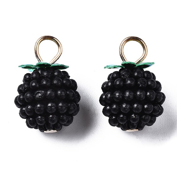 PandaHall Rubberized Style ABS Plastic Pendants, with Iron Loops, Golden, Berry, Black, 18x12mm, Hole: 4x3mm ABS Plastic Round Black
PandaHall Rubberized Style ABS Plastic Pendants, with Iron Loops, Golden, Berry, Black, 18x12mm, Hole: 4x3mm ABS Plastic Round Black