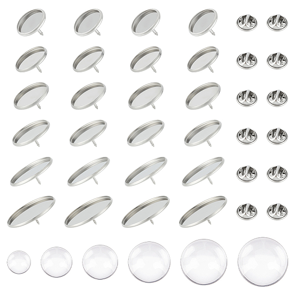 PandaHall Unicraftale DIY Blank Dome Brooch Making Kit, Including 304 Stainless Steel Brooch Base Settings, Glass Cabochons, Stainless Steel...
PandaHall Unicraftale DIY Blank Dome Brooch Making Kit, Including 304 Stainless Steel Brooch Base Settings, Glass Cabochons, Stainless Steel...