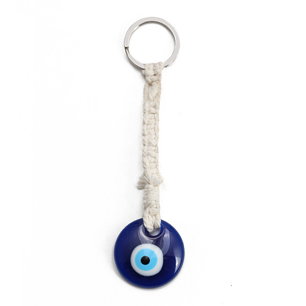 PandaHall Cotton Woven Resin Evil Eye Keychains, for Car Handbag Purse Craft Decoration, Royal Blue, 13cm Resin
PandaHall Cotton Woven Resin Evil Eye Keychains, for Car Handbag Purse Craft Decoration, Royal Blue, 13cm Resin