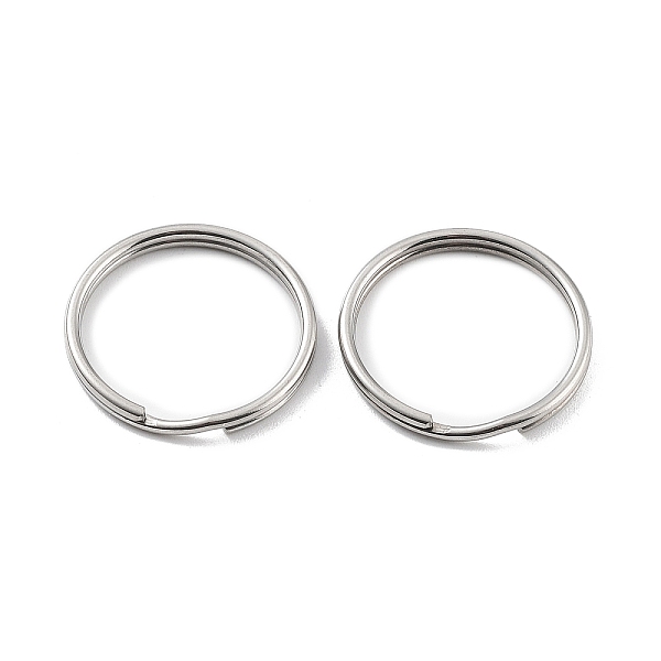 PandaHall 304 Stainless Steel Split Key Rings, Keychain Clasp Findings, 2-Loop Round Ring, Stainless Steel Color, 20x2mm, Single Wire: 1mm...
PandaHall 304 Stainless Steel Split Key Rings, Keychain Clasp Findings, 2-Loop Round Ring, Stainless Steel Color, 20x2mm, Single Wire: 1mm...