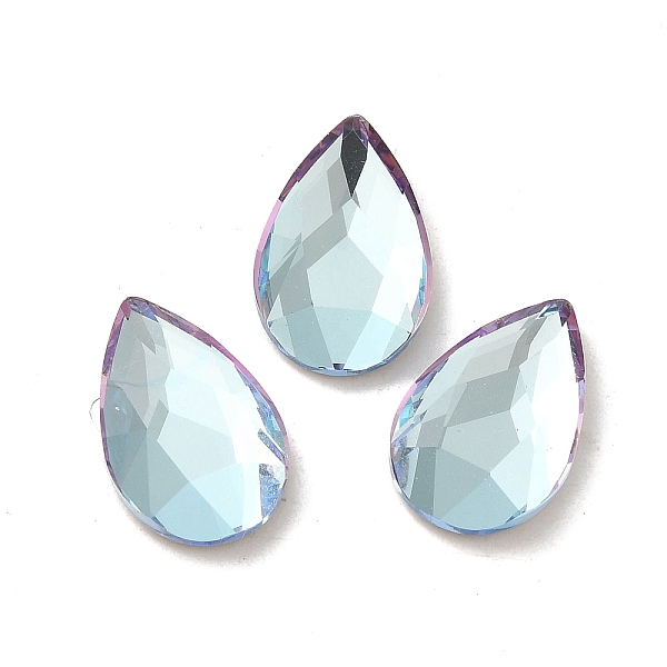 PandaHall Glass Rhinestone Cabochons, Flat Back & Back Plated, Faceted, Teardrop, Light Azore, 14x9x3.5mm Glass Rhinestone Teardrop Blue
PandaHall Glass Rhinestone Cabochons, Flat Back & Back Plated, Faceted, Teardrop, Light Azore, 14x9x3.5mm Glass Rhinestone Teardrop Blue