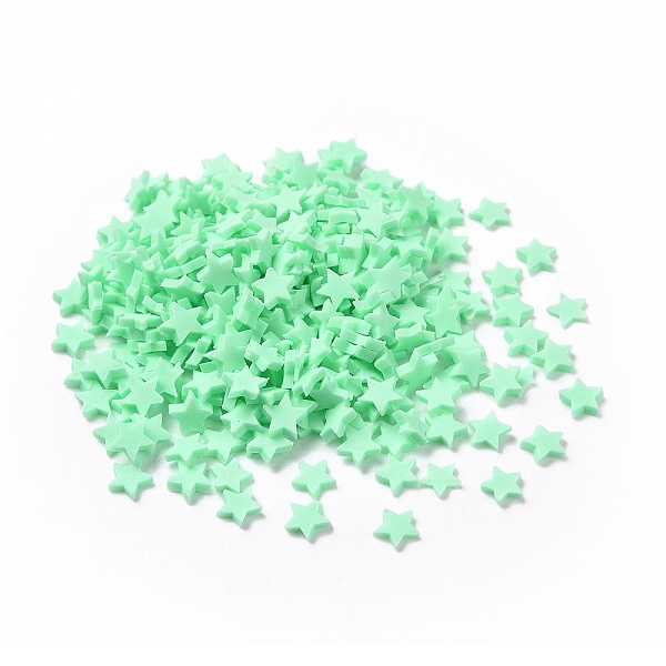 PandaHall Handmade Polymer Clay Cabochons, Star, Aquamarine, 5x5x1mm Polymer Clay Star Green
PandaHall Handmade Polymer Clay Cabochons, Star, Aquamarine, 5x5x1mm Polymer Clay Star Green