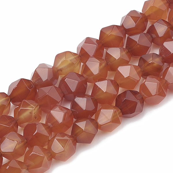 PandaHall Natural Carnelian Beads Strands, Faceted, Dyed, Star Cut Round Beads, 10x9~10mm, Hole: 1mm, about 36~38pcs/strand, 14.2~14.6 inch...
PandaHall Natural Carnelian Beads Strands, Faceted, Dyed, Star Cut Round Beads, 10x9~10mm, Hole: 1mm, about 36~38pcs/strand, 14.2~14.6 inch...