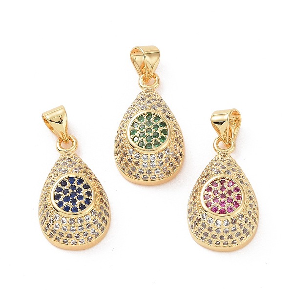 PandaHall Brass Micro Pave Cubic Zirconia Pendants, Real 18K Gold Plated, Teardrop with Flat Round Pattern Charm, Mixed Color, 19.5x11x7mm..., Multicolor
PandaHall Brass Micro Pave Cubic Zirconia Pendants, Real 18K Gold Plated, Teardrop with Flat Round Pattern Charm, Mixed Color, 19.5x11x7mm..., Multicolor