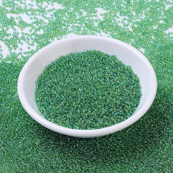 PandaHall MIYUKI Round Rocailles Beads, Japanese Seed Beads, 11/0, (RR179L) Transparent Light Green AB, 2x1.3mm, Hole: 0.8mm, about...
PandaHall MIYUKI Round Rocailles Beads, Japanese Seed Beads, 11/0, (RR179L) Transparent Light Green AB, 2x1.3mm, Hole: 0.8mm, about...
