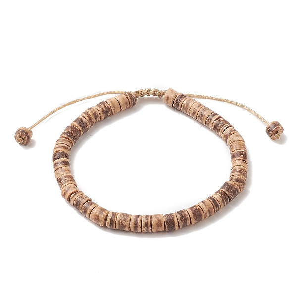 PandaHall Coconut Adjustable Braided Bead Bracelet for Men Women, Camel, Inner Diameter: 1-3/4~2-3/4 inch(4.3~7.1cm) Coconut Brown
PandaHall Coconut Adjustable Braided Bead Bracelet for Men Women, Camel, Inner Diameter: 1-3/4~2-3/4 inch(4.3~7.1cm) Coconut Brown