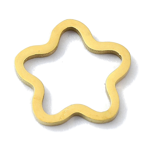 PandaHall 304 Stainless Steel Linking Rings, Flower, Golden, 11x11x1mm 304 Stainless Steel Flower
PandaHall 304 Stainless Steel Linking Rings, Flower, Golden, 11x11x1mm 304 Stainless Steel Flower
