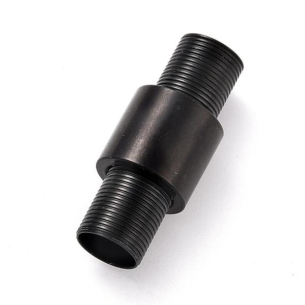 PandaHall 304 Stainless Steel Magnetic Clasps with Glue-in Ends, Column, Electrophoresis Black, 24mm, Hole: 6mm 304 Stainless Steel Column
PandaHall 304 Stainless Steel Magnetic Clasps with Glue-in Ends, Column, Electrophoresis Black, 24mm, Hole: 6mm 304 Stainless Steel Column