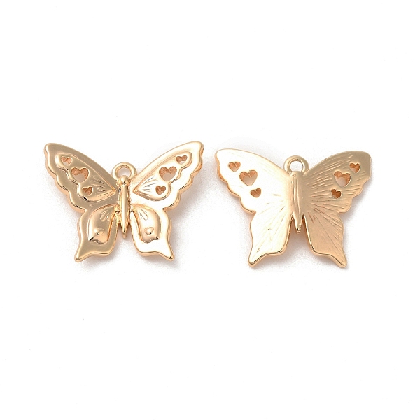 PandaHall Brass Pendants, Butterfly with Heart Pattern Charm, Real 18K Gold Plated, 15x19x3mm, Hole: 1.2mm Brass Butterfly
PandaHall Brass Pendants, Butterfly with Heart Pattern Charm, Real 18K Gold Plated, 15x19x3mm, Hole: 1.2mm Brass Butterfly