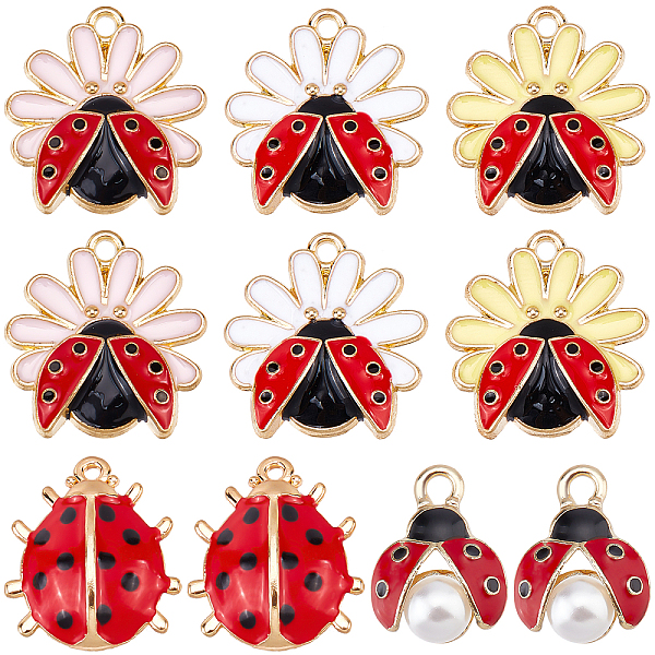 PandaHall SUNNYCLUE 1 Box 30Pcs 5 Styles Ladybug Enamel Charms Beetle Charm Red Metal Alloy Flying Animals Ladybirds Insect Charms for..., Multicolor
PandaHall SUNNYCLUE 1 Box 30Pcs 5 Styles Ladybug Enamel Charms Beetle Charm Red Metal Alloy Flying Animals Ladybirds Insect Charms for..., Multicolor