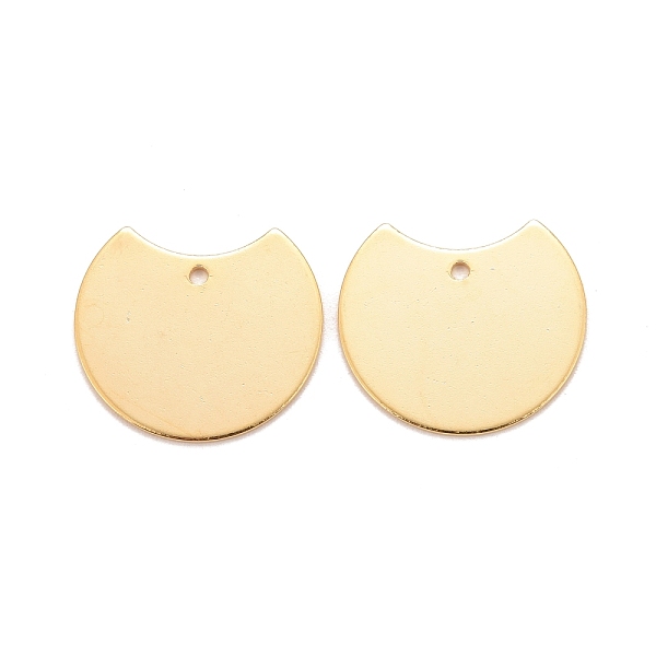 PandaHall 201 Stainless Steel Pendants, Flat Round, Real 24k Gold Plated, 18x20x0.8mm, Hole: 1.4mm 201 Stainless Steel Flat Round
PandaHall 201 Stainless Steel Pendants, Flat Round, Real 24k Gold Plated, 18x20x0.8mm, Hole: 1.4mm 201 Stainless Steel Flat Round