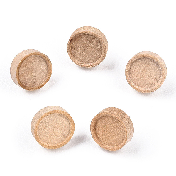 PandaHall Natural Maple Wood Stud Earring Findings with 316 Stainless Steel Pin, Flat Round Earring Settings, BurlyWood, 15x5mm, Pin: 0.8mm..., Orange
PandaHall Natural Maple Wood Stud Earring Findings with 316 Stainless Steel Pin, Flat Round Earring Settings, BurlyWood, 15x5mm, Pin: 0.8mm..., Orange