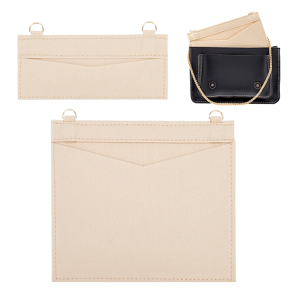 PandaHall WADORN 2 Styles Felt Organizer Insert for Purse, Women Pouchette Wallet Conversion Kit Mini Envelope Bag Insert Liner with D-ring..., Orange
PandaHall WADORN 2 Styles Felt Organizer Insert for Purse, Women Pouchette Wallet Conversion Kit Mini Envelope Bag Insert Liner with D-ring..., Orange