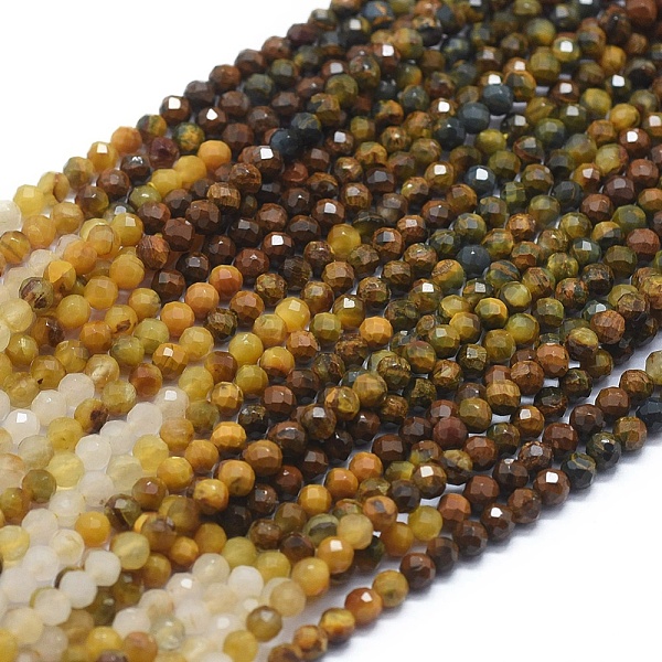 PandaHall Natural Pietersite Beads Strands, Gradient Style, Round, Faceted, 4mm, Hole: 0.5mm, about 112pcs/strand, 15.35 inch(39cm)...
PandaHall Natural Pietersite Beads Strands, Gradient Style, Round, Faceted, 4mm, Hole: 0.5mm, about 112pcs/strand, 15.35 inch(39cm)...