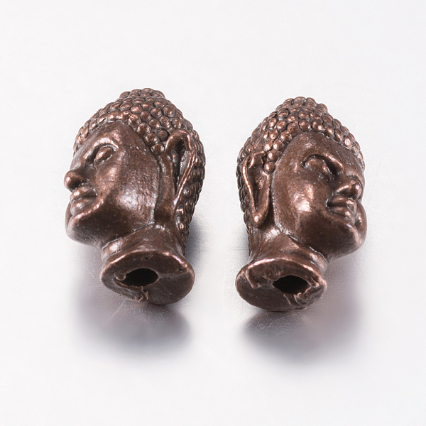 PandaHall Tibetan Style Alloy Beads, Buddha Head, Red Copper, 13x9x8.5mm, Hole: 1.5mm Alloy Others
PandaHall Tibetan Style Alloy Beads, Buddha Head, Red Copper, 13x9x8.5mm, Hole: 1.5mm Alloy Others