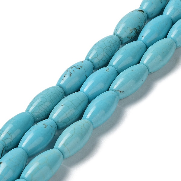PandaHall Natural Howlite Beads Strands, Dyed, Rice, 20x10~10.5mm, Hole: 1.2mm, about 20pcs/strand, 15.63''(39.7cm) Howlite Rice
PandaHall Natural Howlite Beads Strands, Dyed, Rice, 20x10~10.5mm, Hole: 1.2mm, about 20pcs/strand, 15.63''(39.7cm) Howlite Rice