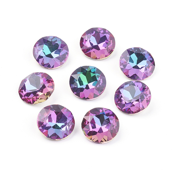 PandaHall Pointed Back & Back Plated Glass Rhinestone Cabochons, Grade A, Faceted, Flat Round, Heliotrope, 8x4.5mm Glass Rhinestone Flat..., Purple
PandaHall Pointed Back & Back Plated Glass Rhinestone Cabochons, Grade A, Faceted, Flat Round, Heliotrope, 8x4.5mm Glass Rhinestone Flat..., Purple