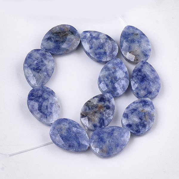 PandaHall Natural Blue Spot Jasper Beads Strands, Faceted, teardrop, 18x13~13.5x5.5~6mm, Hole: 1.2mm, about 11pcs/strand, 7.8 inch Blue Spot...
PandaHall Natural Blue Spot Jasper Beads Strands, Faceted, teardrop, 18x13~13.5x5.5~6mm, Hole: 1.2mm, about 11pcs/strand, 7.8 inch Blue Spot...