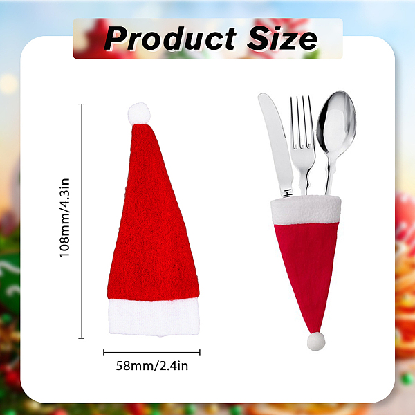 PandaHall Christmas Hat Cloth Cutlery Set Bags, Knife and Fork Covers for Christmas Table Hotel Restaurant Arrangement Decorations Supplies..., Red
PandaHall Christmas Hat Cloth Cutlery Set Bags, Knife and Fork Covers for Christmas Table Hotel Restaurant Arrangement Decorations Supplies..., Red