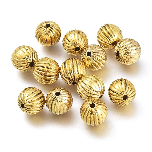PandaHall CCB Plastic Beads, Round, Corrugated Beads, Antique Golden, 12mm, Hole: 2mm Plastic Round
PandaHall CCB Plastic Beads, Round, Corrugated Beads, Antique Golden, 12mm, Hole: 2mm Plastic Round