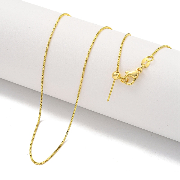 PandaHall Brass Box Chain Necklaces for Women, Real 18K Gold Plated, 19.33 inch(491mm) Brass
PandaHall Brass Box Chain Necklaces for Women, Real 18K Gold Plated, 19.33 inch(491mm) Brass
