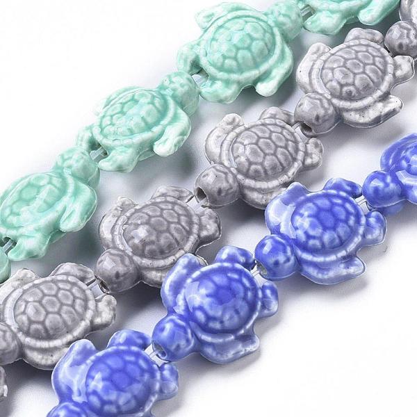 PandaHall Handmade Porcelain Beads Strands, Tortoise, Bright Glazed Porcelain, Mixed Color, 19x15x8mm, Hole: 1.8mm, about 22pcs/strand, 15.7..., Multicolor
PandaHall Handmade Porcelain Beads Strands, Tortoise, Bright Glazed Porcelain, Mixed Color, 19x15x8mm, Hole: 1.8mm, about 22pcs/strand, 15.7..., Multicolor