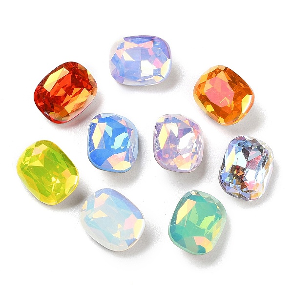 PandaHall Glass Rhinestone Cabochons, Faceted, Pointed Back & Back Plated, Rectangle, Mixed Color, 10x8x4.5mm Glass Rhinestone Rectangle..., Multicolor
PandaHall Glass Rhinestone Cabochons, Faceted, Pointed Back & Back Plated, Rectangle, Mixed Color, 10x8x4.5mm Glass Rhinestone Rectangle..., Multicolor