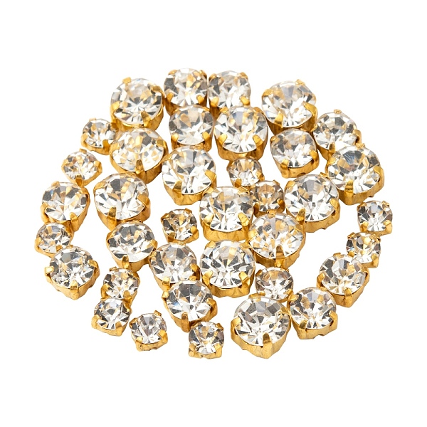 PandaHall 3 Style Sew on Rhinestone, Glass Rhinestone, Montee Beads, with Brass Prong Settings, Garments Accessories, Flat Round, Crystal..., Clear
PandaHall 3 Style Sew on Rhinestone, Glass Rhinestone, Montee Beads, with Brass Prong Settings, Garments Accessories, Flat Round, Crystal..., Clear