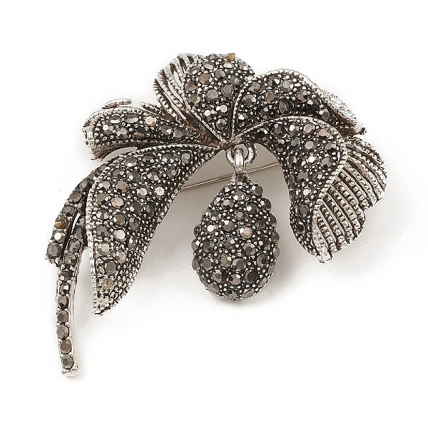 PandaHall Alloy Rhinestone Brooch Pins, Flower Badge for Clothes Backpack, Antique Silver, 59x47x14mm Alloy+Rhinestone Flower
PandaHall Alloy Rhinestone Brooch Pins, Flower Badge for Clothes Backpack, Antique Silver, 59x47x14mm Alloy+Rhinestone Flower