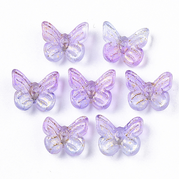 PandaHall Two Tone Transparent Spray Painted Glass Charms, with Golden Foil, Butterfly, Plum, 7x11x3mm, Hole: 1.2mm Glass Butterfly Purple
PandaHall Two Tone Transparent Spray Painted Glass Charms, with Golden Foil, Butterfly, Plum, 7x11x3mm, Hole: 1.2mm Glass Butterfly Purple