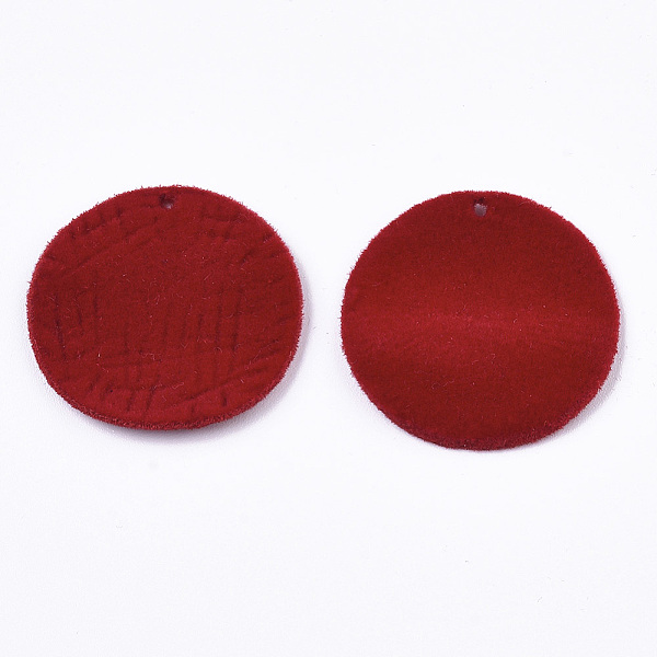 PandaHall Flocky Alloy Pendants, Flat Round, FireBrick, 30x2.5mm, Hole: 1.8mm Alloy Flat Round Red
PandaHall Flocky Alloy Pendants, Flat Round, FireBrick, 30x2.5mm, Hole: 1.8mm Alloy Flat Round Red