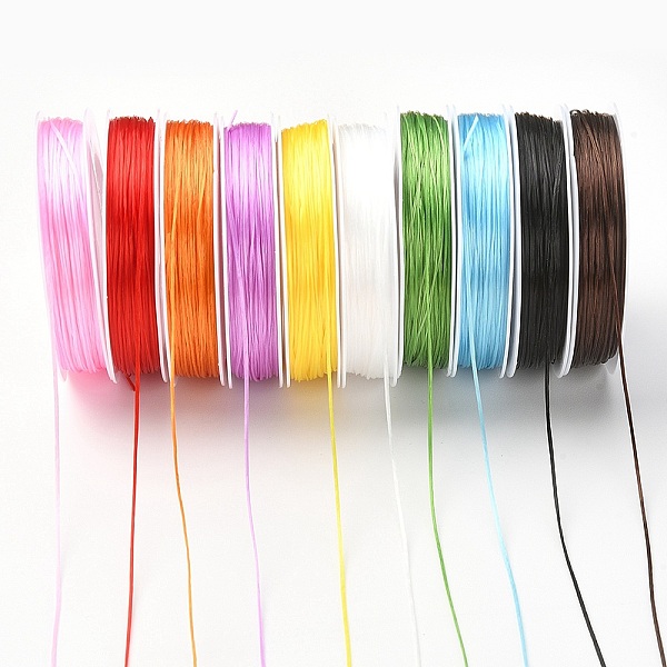 PandaHall 10 Rolls 10 Colors Flat Elastic Crystal String, Elastic Beading Thread, for Stretch Bracelet Making, Mixed Color, 0.5mm, about..., Multicolor
PandaHall 10 Rolls 10 Colors Flat Elastic Crystal String, Elastic Beading Thread, for Stretch Bracelet Making, Mixed Color, 0.5mm, about..., Multicolor